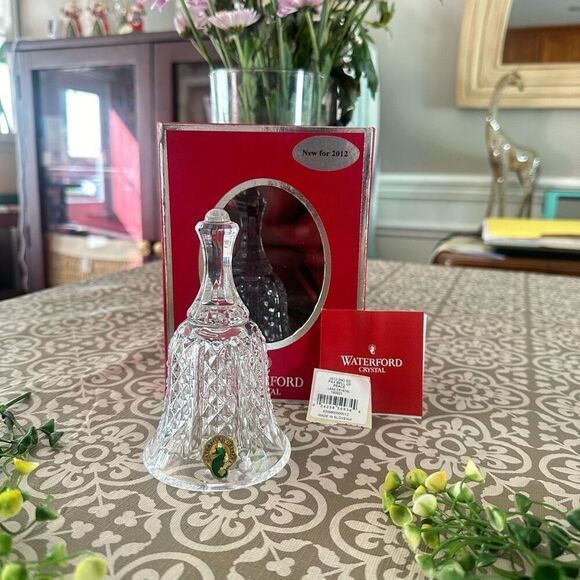 Waterford Lead Crystal 2012 Annual Bell of Peace Decor Ornament in‎ Box Flawed - Picture 1 of 9